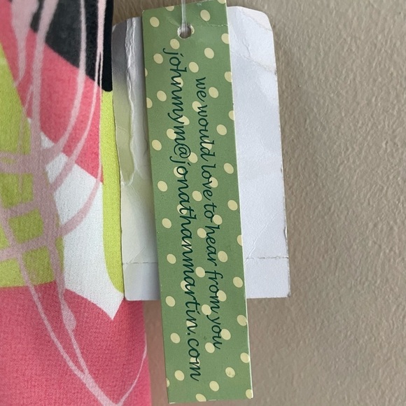 Johnny Martin Polka Dots Mini Dress Breezy Colourful Light Cute #0066 - Picture 6 of 10